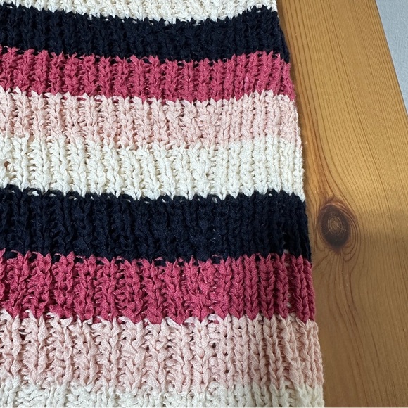 J. Crew | Striped Knit Tank Top | High-Low Hem Sweater Vest | Cotton Blend - Picture 8 of 8